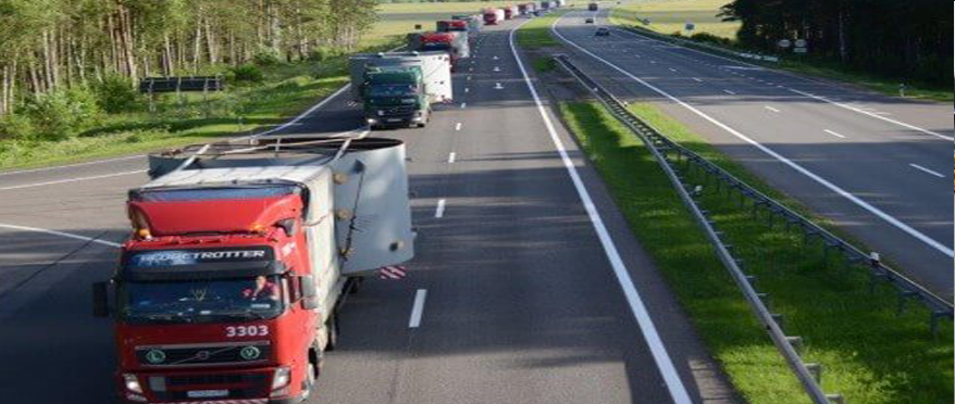 Trasporto dei macchinari fuori misura per la produzione di olio vegetale