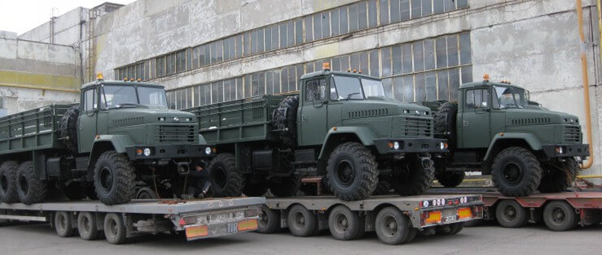 Trasporto nazionale dell’impianto fuori sagoma in Ucraina
